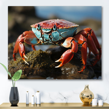 Crab Coastal Scavenger - Crab Home Decor Art